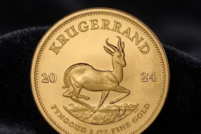 Gold Krugerrand coins